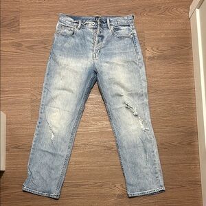 GAP Light Blue Denim Jeans with Button Fly